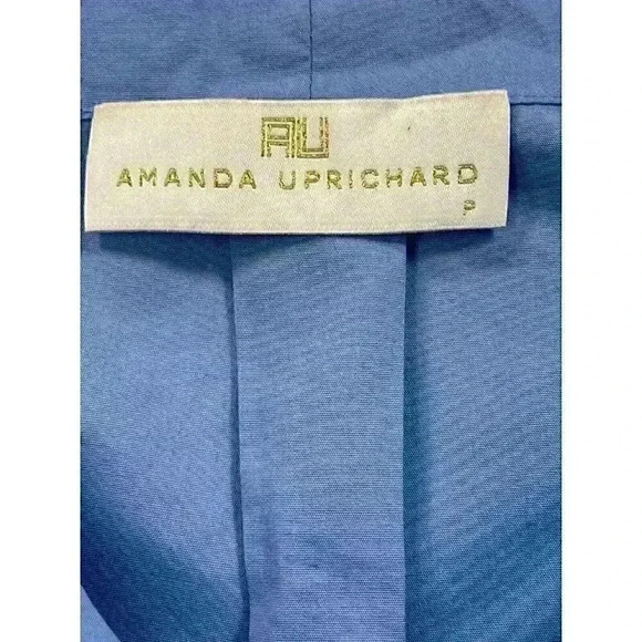 Amanda Uprichard Women's Arabelle Off-The-Shouder Tiered Bell-Sleeve Top SIZE-P - Picture 3 of 6